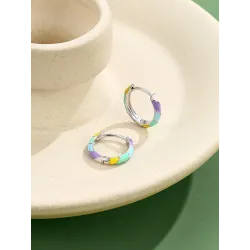 AretesColourful earrings for women sterling silver - valentines day gift
