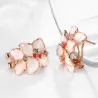 Beautiful multi coloured earrings for women  - with zircon - gift