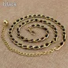 Elegant ladies waste chain belt - metal - adjustable