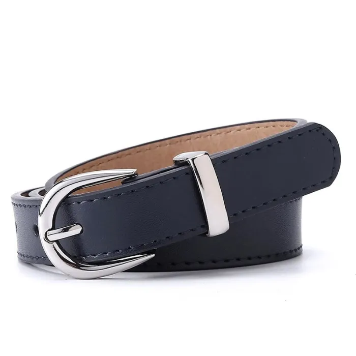 Luxe leren riem - met lichtmetalen gespRiemen