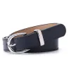 Luxe leren riem - met lichtmetalen gespRiemen