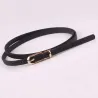 Elegante dunne leren riem - verstelbaarRiemen