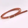 Elegante dunne leren riem - verstelbaarRiemen