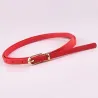 Elegant thin leather belt - adjustableBelts