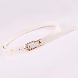 Elegante dunne leren riem - verstelbaarRiemen