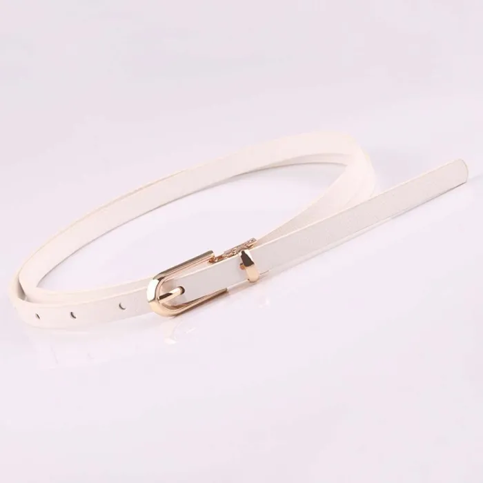 Elegante dunne leren riem - verstelbaarRiemen