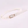 Elegante dunne leren riem - verstelbaarRiemen
