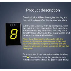 Partes de motosMotorcycle meter - speed display