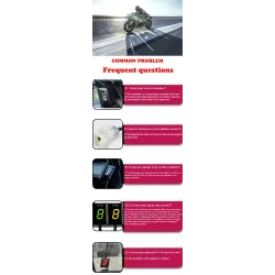 Partes de motosMotorcycle meter - speed display