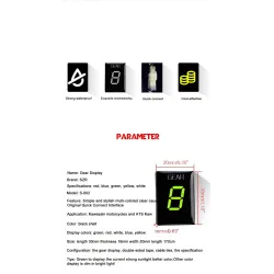 Partes de motosMotorcycle meter - speed display