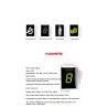 Partes de motosMotorcycle meter - speed display