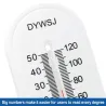 Termometr wiszący ścienny - miernik temperatury / wilgotności - wewnętrzny / zewnętrzny - 23cmTermometry