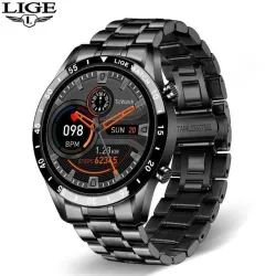 LUIK - Smart Watch - touchscreen - fitnesstracker - bloeddruk - waterdicht - Bluetooth - Android iOSSmart-Wear