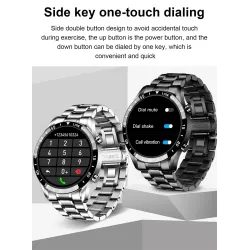 LUIK - Smart Watch - touchscreen - fitnesstracker - bloeddruk - waterdicht - Bluetooth - Android iOSSmart-Wear