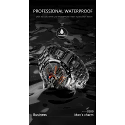 LUIK - Smart Watch - touchscreen - fitnesstracker - bloeddruk - waterdicht - Bluetooth - Android iOSSmart-Wear