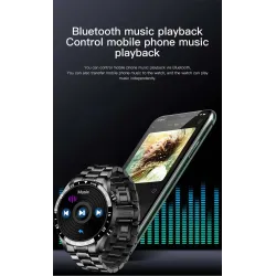 LUIK - Smart Watch - touchscreen - fitnesstracker - bloeddruk - waterdicht - Bluetooth - Android iOSSmart-Wear