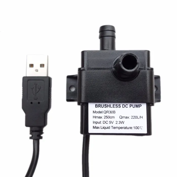 BombasMini bomba de agua sumergible - resistente al agua - con conexión USB - silenciosa