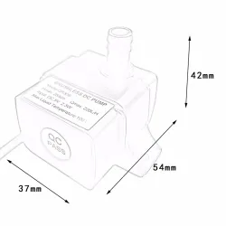 Mini submersible water pump - waterproof - with USB connection - low-noisePumps