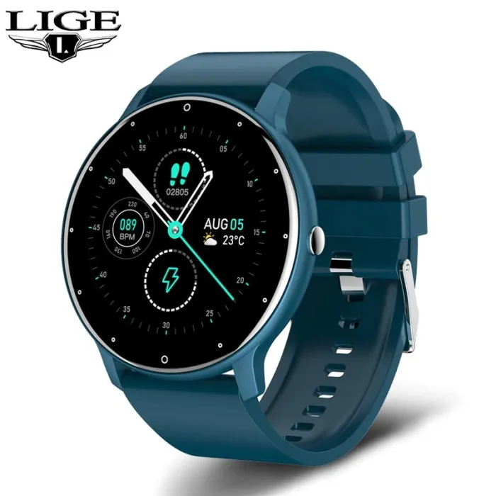 Smart watch for men - touch screen - waterproof - bluetooth