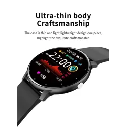 LIGE - Smart Watch - Full-Touchscreen - Fitness-Tracker - Blutdruck - Wasserdicht - Bluetooth - Android IOS
