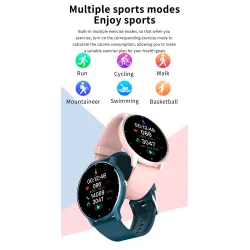 LIGE - Smart Watch - Full-Touchscreen - Fitness-Tracker - Blutdruck - Wasserdicht - Bluetooth - Android IOS