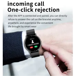 Smart watch for men - touch screen - waterproof - bluetooth