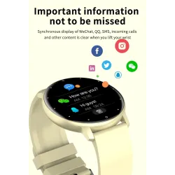 Smart watch for men - touch screen - waterproof - bluetooth