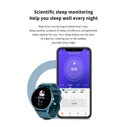 LIGE - Smart Watch - pełny ekran dotykowy - fitness tracker - ciśnienie krwi - wodoodporny - Bluetooth - Android IOSInteligen...