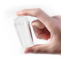 Transparentes Silikon-Nagelpräge-Set für Maniküre-Kunst