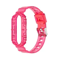 Przezroczysty silikonowy pasek - do Xiaomi Mi Band 5 / 6 / 6 NFCInteligentne zużycie