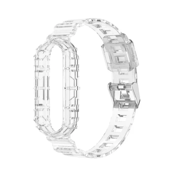 Transparent silicone strap - for Xiaomi Mi Band 5 / 6 / 6 NFC