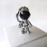 Modny ręcznie robiony brelok - z astronautą 3D - robotem kosmicznymBreloczki Do Kluczy