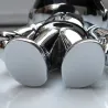 Fashionable handmade keychain - with 3D astronaut - space robot