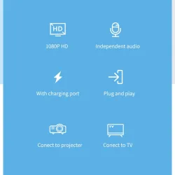 HDMI-compatibel naar VGA-adapter - micro-USB - met video-/audiovoeding - 1080PAudio