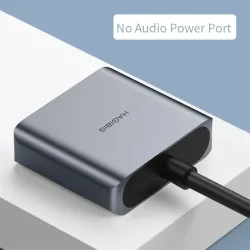 Adapter HDMI na VGA - micro USB - z mocą wideo / audio - 1080PAudio