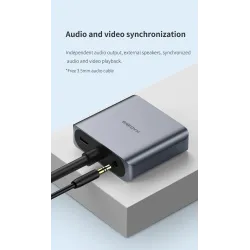 HDMI-compatibel naar VGA-adapter - micro-USB - met video-/audiovoeding - 1080PAudio