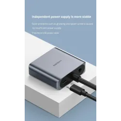 HDMI-compatibel naar VGA-adapter - micro-USB - met video-/audiovoeding - 1080PAudio