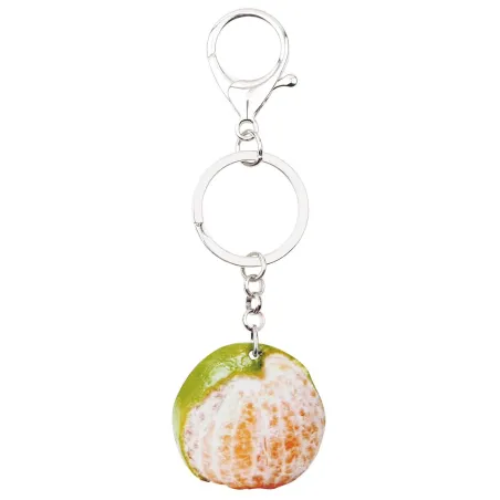 llaveroMetal keychain - with acrylic tangerine