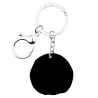 llaveroMetal keychain - with acrylic tangerine
