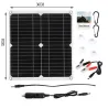 Panel słoneczny - 100W - podwójny USB 12V/5V - z kontrolerem - wodoodporny - ładowarka bateriiPaneli słonecznych