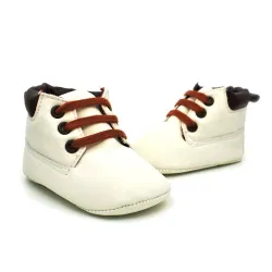 Infant / baby first shoes - for boys / girls - soft leather - anti-slip