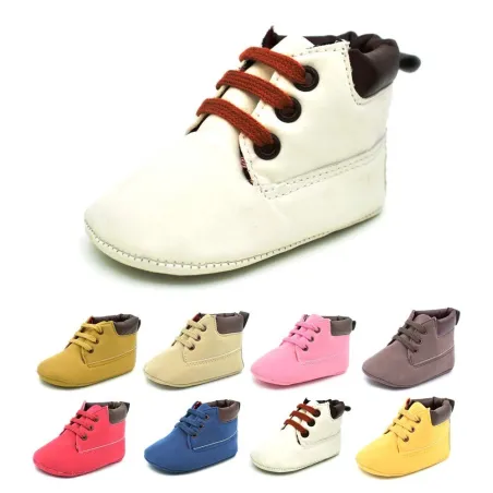 Säuglings- / Babyerstschuhe - für Jungen / Mädchen - weiches Leder - rutschfest