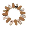 Modieuze leren sandalen - voor meisjes / jongens - gekruiste riemSchoenen