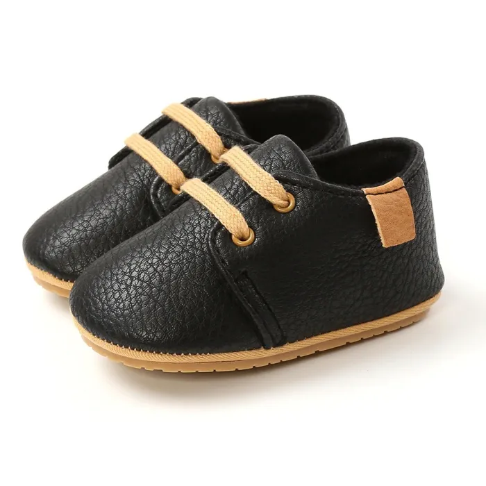 Eerste babyschoentjes - voor meisjes / jongens - antislip - zacht retro leerSchoenen