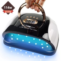 Profesjonalna lampa do paznokci - suszarka - z 4 ustawieniami timera / uchwytem - UV - 57 LED - 114WSuszarka do paznokci