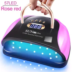 Professionele nagellamp - droger - met 4 timerstanden / handvat - UV - 57 LED - 114WNageldrogers