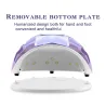 Profesjonalna suszarka do paznokci - Lampa UV - 78W - 39 LED - Wyświetlacz LCD - aurora designSuszarka do paznokci