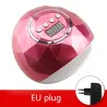 Profesjonalna suszarka do paznokci - Lampa UV - 78W - 39 LED - Wyświetlacz LCD - aurora designSuszarka do paznokci