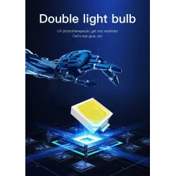 Profesjonalna suszarka do paznokci - Lampa UV - 78W - 39 LED - Wyświetlacz LCD - aurora designSuszarka do paznokci