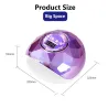 Profesjonalna suszarka do paznokci - Lampa UV - 78W - 39 LED - Wyświetlacz LCD - aurora designSuszarka do paznokci